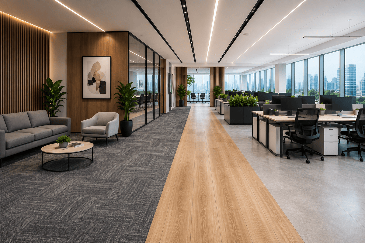 best office flooring