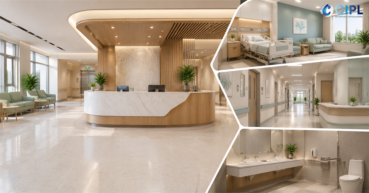 interior building materials for hospitals